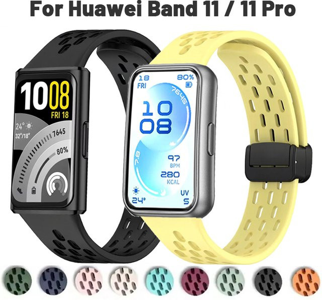 Huawei Uhrenarmband Silikon, Magnetisch - Bild 1