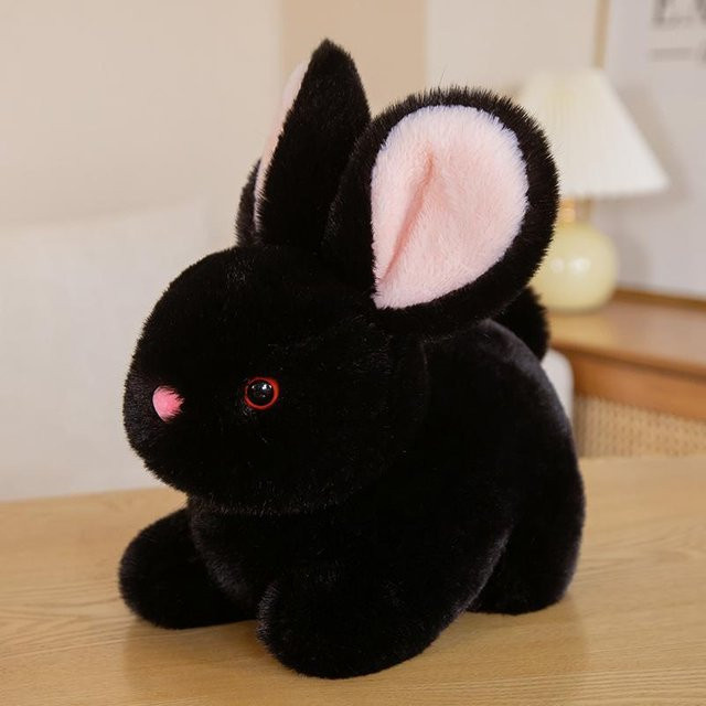 Kidsly Kaninchen Plüschtiere, Schwarz, 20cm - Bild 1