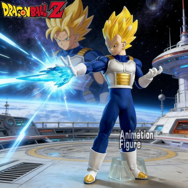 Bandai Dragon Ball Z Vegeta Actionfigur, 26cm, Kunststoff, Bunt / Mehrfarbig - Bild 1