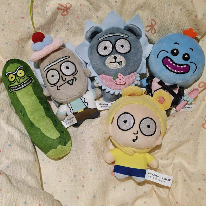 HUGKIS Rick und Morty Plüsch-Schlüsselanhänger, Plüsch / Textil - Bild 1
