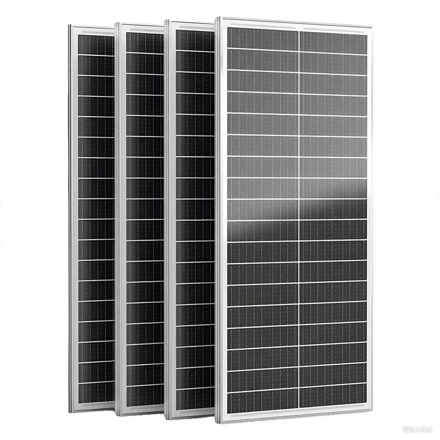Rvpozwer Monokristallines Solarpanel Schwarz, hocheffizientes Solarzellen-Modul mit 12BB für Wohnmobil und Anhänger, 12,8 V - Bild 7