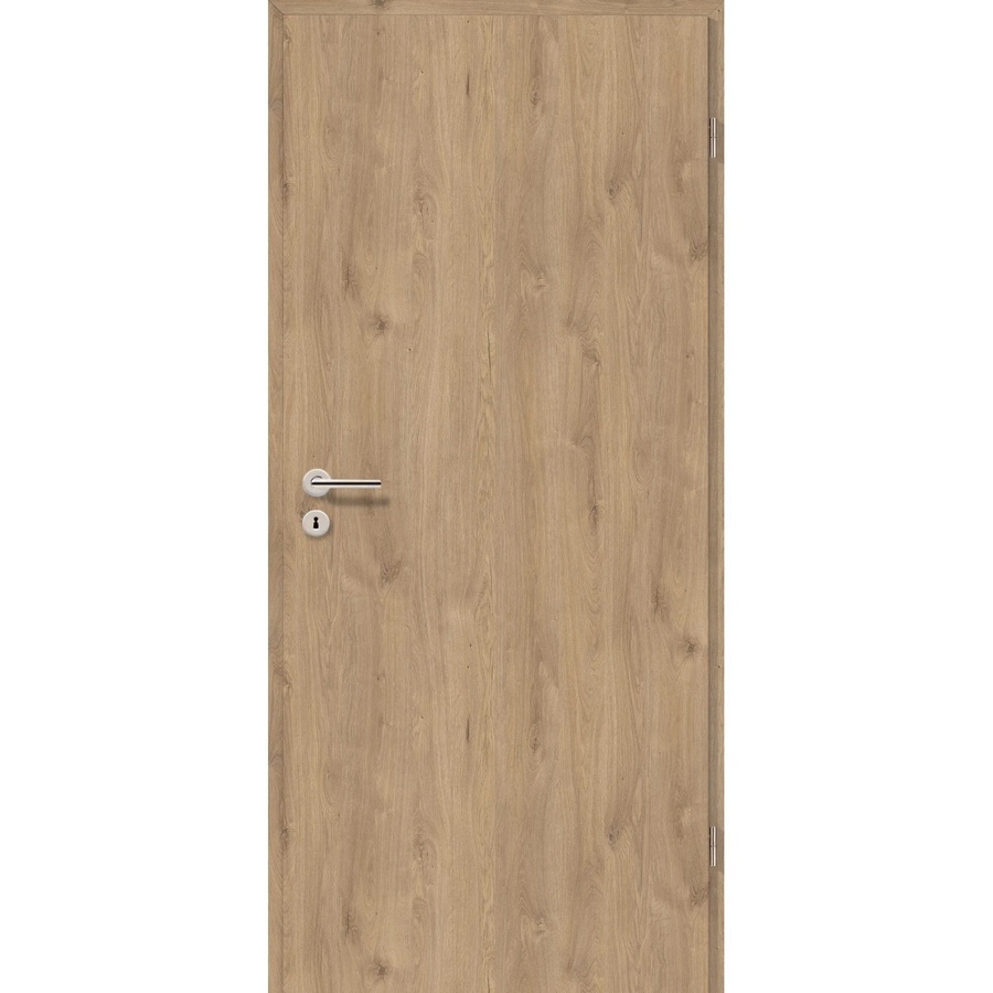 GetaDoor Zimmertür GL 767 Adria in Eiche Dekor, Farbe Braun, Anschlag Rechts, Breite: 86 cm, Höhe: 198,5 cm - Bild 2
