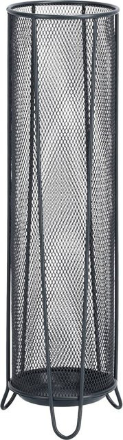 Zeller Schirmständer aus Metall in Anthrazit mit herausnehmbarem Tablett, B/H/T: 14 x 53 x 14 cm - Bild 1