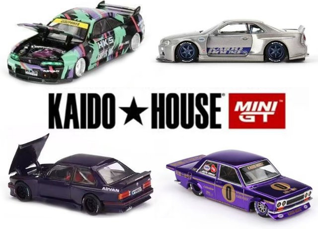 MINIGT Kaido House Nissan Skyline GT-R Honda NSX Racing Automodelle, 1:64, Set / Bundle - Bild 1