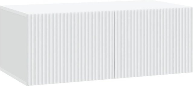 vidaXL Wandmontierter TV-Schrank Modern in Weiß, B/H/T: 78,5 x 30 x 41 cm - Bild 1