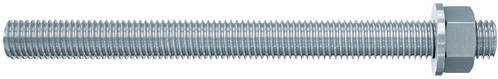 Fischer Ankerstange 90284 FIS A M 12 x 160 aus verzinktem Stahl, Farbe: Silber, 10 Stück - Bild 1