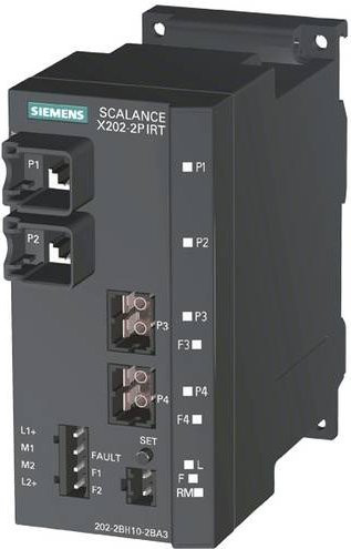 Siemens 6GK5202-2BH10-2BA3 Industrial Ethernet Switch Schwarz 100 Mbit/s LAN - Bild 1