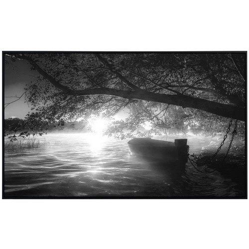 papermoon Infrarotheizung EcoHeat Boot im Wasser Schwarz Weiss mit Matt-Effekt und App-Steuerung - Bild 2