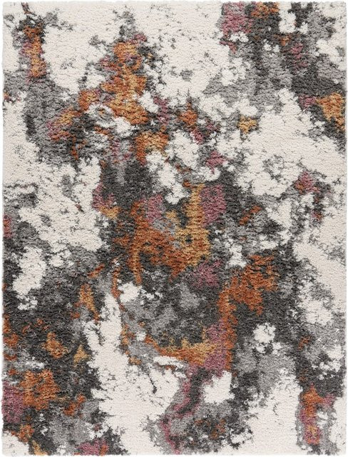 Hochflor-Teppich Vincenta in Mehrfarbig mit Abstraktem Boho-Design, Breite: 60 cm, Tiefe: 100 cm - Bild 1