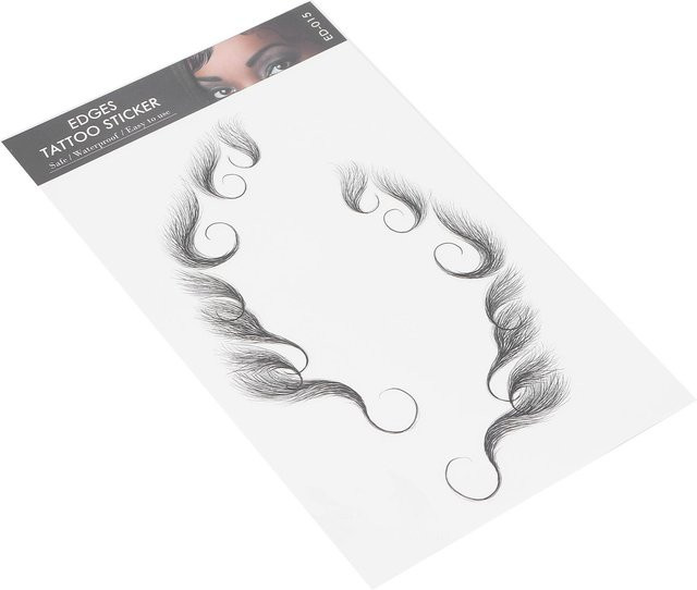 Koogeelife Haar-Tattoo Aufkleber, Black, Damen - Bild 1