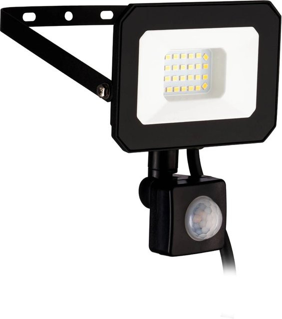 Eglo LED-Wandstrahler Risacca-E in Schwarz mit Bewegungsmelder und Dämmerungssensor für Außenbereiche, B/H: 8 x 11,5 cm - Bild 1