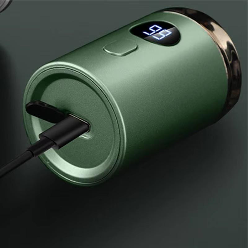 Meiteai-All Mini-Elektrorasierer für Herren in Schwarz mit Digitalanzeige, tragbarer intelligenter Nass- und Trockenrasierer, wiederaufladbar und waschbar - Bild 4
