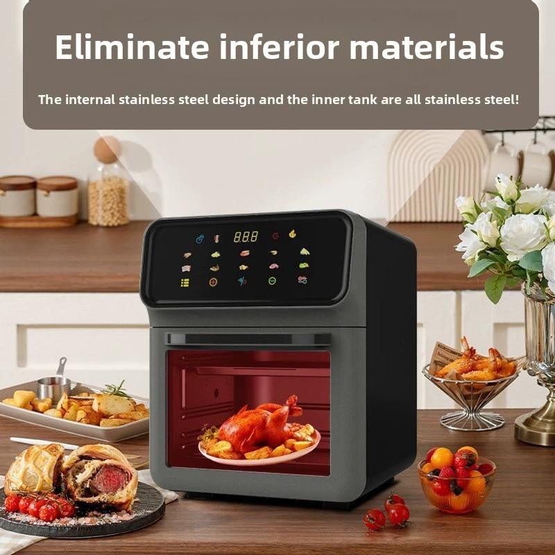 Nest & Nook Heißluftfritteuse Multifunktionaler Elektroofen für gesundes und fettarmes Garen - Bild 3