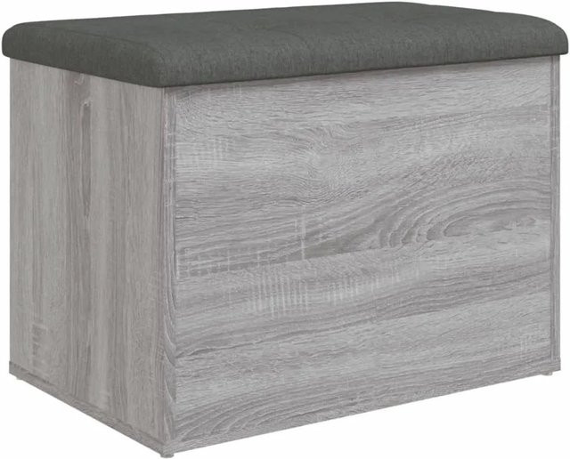 DELUKE Sitzbank JONA mit Stauraum in Grau Sonoma, B/T/H: 62 x 42 x 45 cm - Bild 1
