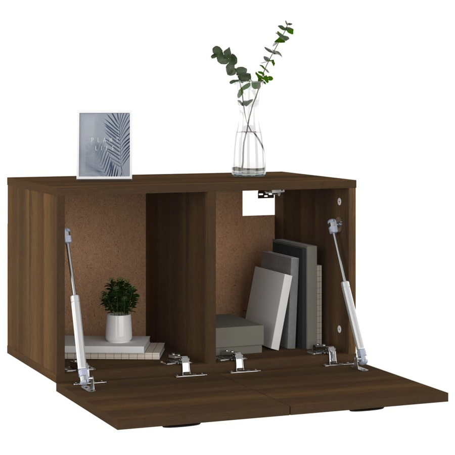 vidaXL Wandschrank in Braun Eichen-Optik, B/T/H: 60 x 36,5 x 35 cm - Bild 4