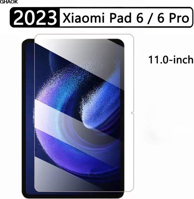 Xiaomi Displayschutzfolie aus gehärtetem Glas für Pad 6 und Pad 6 Pro 11 2023, transparent, 9H Anti-Scratch HD Schutzglas - Bild 1