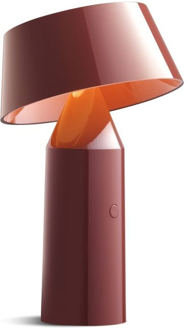 Marset Bicoca LED Tischleuchte in Red Wine aus Kunststoff mit Schirm - Bild 1
