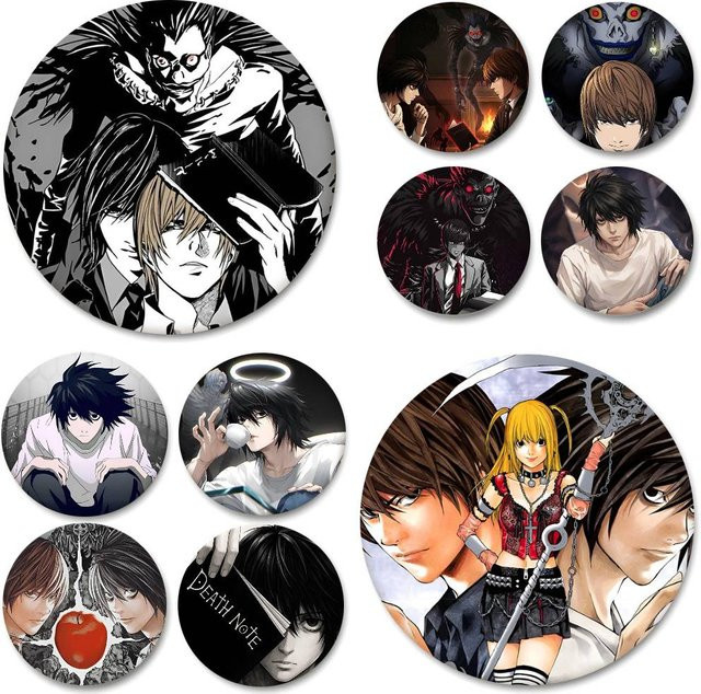 Brosche Anime Death Note, Anstecknadel, Unisex - Bild 1