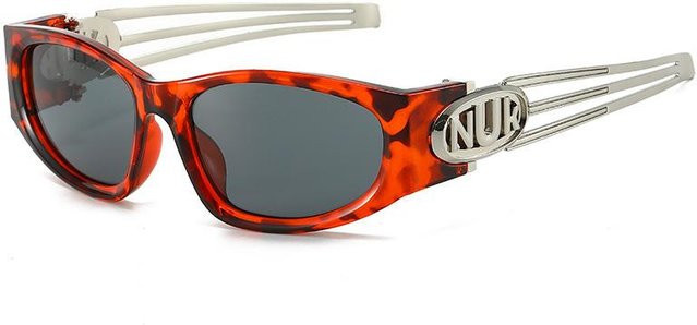 Dote Cat Eye Sonnenbrille, Vollrand, braun, Damen - Bild 1