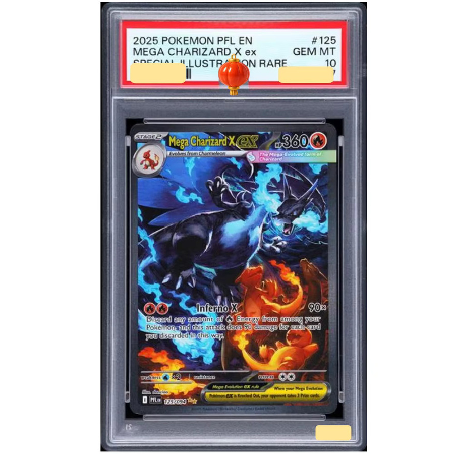 M&G Mega Charizard X EX, Trading Card, Pokémon, Fantasy, Pappe / Karton, English - Bild 2