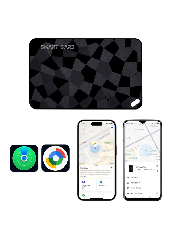Leapii Smart Wallet Tracker in Schwarz für Android und iOS, kompatibel mit Find My Device oder Find Hub App für Wallet, Koffer und Taschen - Bild 6
