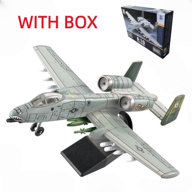 Kreative Militärserie US New A-10 Thunderbolt II Unterstützung Kampfflugzeug Modell Spielzeug, 1:72, ab 6 Jahren - Bild 1