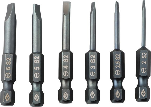 Vibratite Magnetischer Schlitz Schraubendreher Bit aus Legiertem Stahl, Grau, Länge: 50 mm - Bild 1