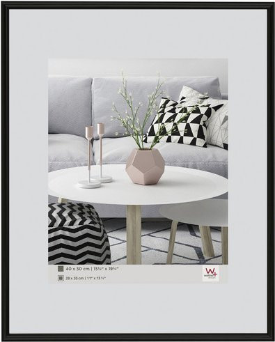 Walther Design Galeria Bilderrahmen aus Kunststoff in Schwarz, B x H: 31 x 41 cm - Bild 1