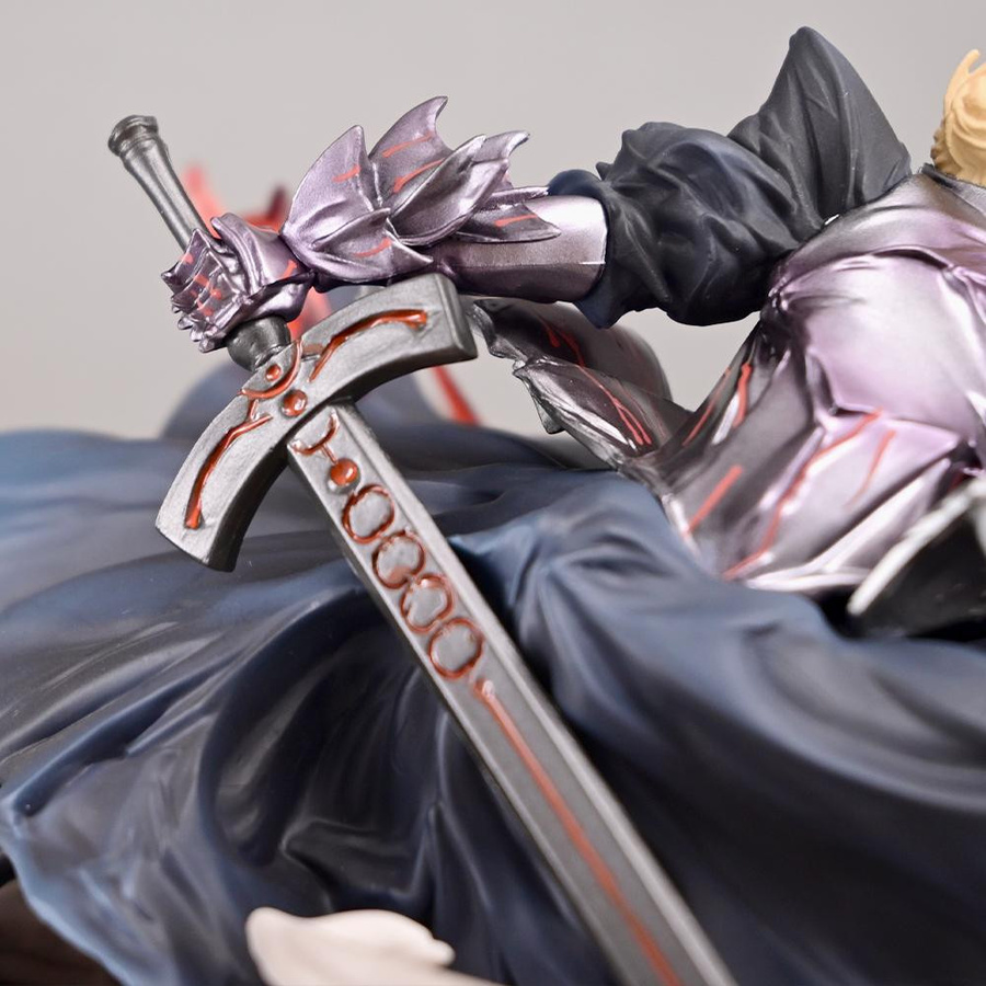 Yiran toy 1 Fate Night Schwarzes Saber Gk Kämpfer Figur Quadratisches Element Statue - Bild 3