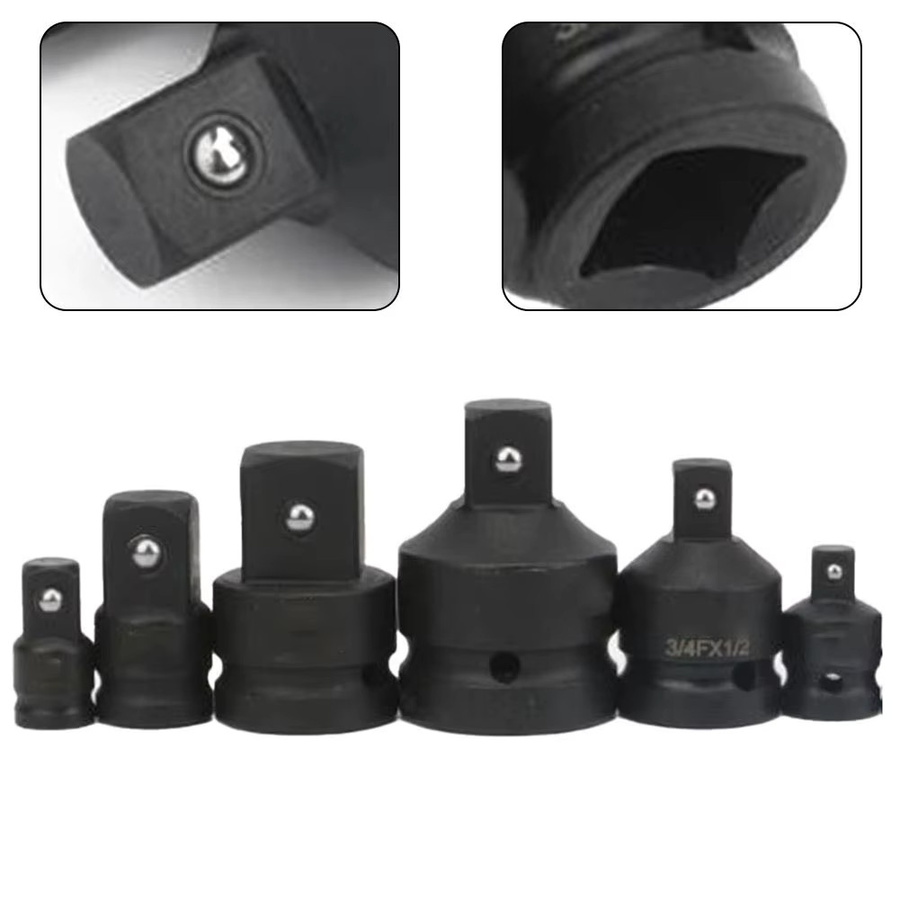 DAZZLEEX Steckdosen-Adapter Konverter 1/2 bis 3/8 Zoll in Schwarz - Bild 4