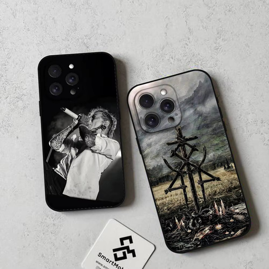 Mesuca Unzerbrechliche Silikon Handyhülle für iPhone 16 15 14 13 12 11 Pro Max Mini X Xs XR in Schwarz - Bild 2