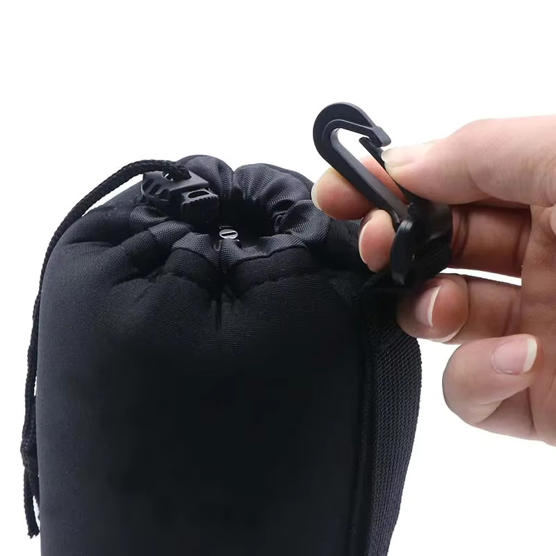 Wasserdichte Kamera Objektiv Tasche aus Neopren in Schwarz - Bild 2