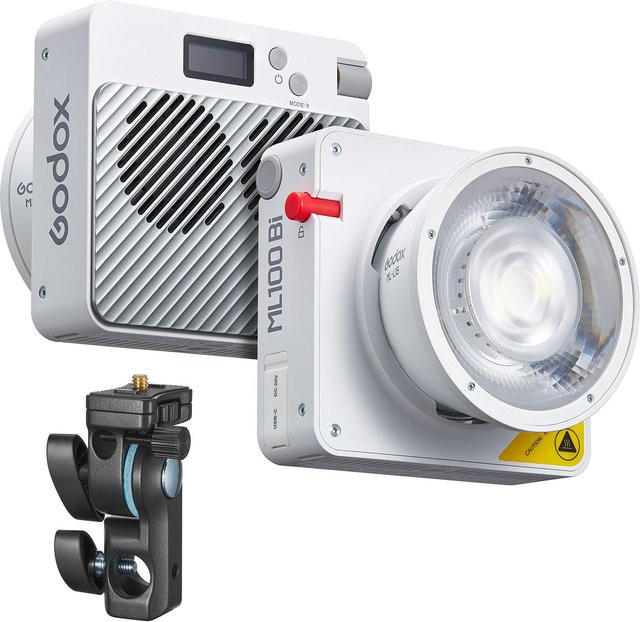 Godox ML100Bi Bicolor Taschen-LED-Videoleuchte 120W Grau - Bild 1