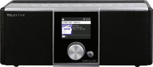 Telestar DIRA S 20C Internet Tischradio in Schwarz mit Bluetooth, WLAN, USB und SAT/AUX - Bild 1