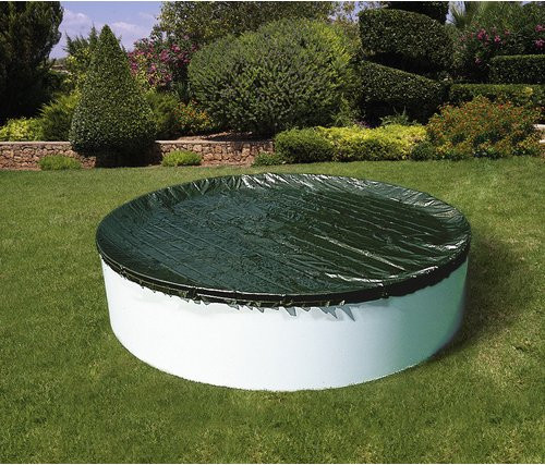 Waterman Abdeckplane für achteckige und ovale Pools und Schwimmbecken, Farbe: Grün und Schwarz, B/T: 650 x 420 cm - Bild 2
