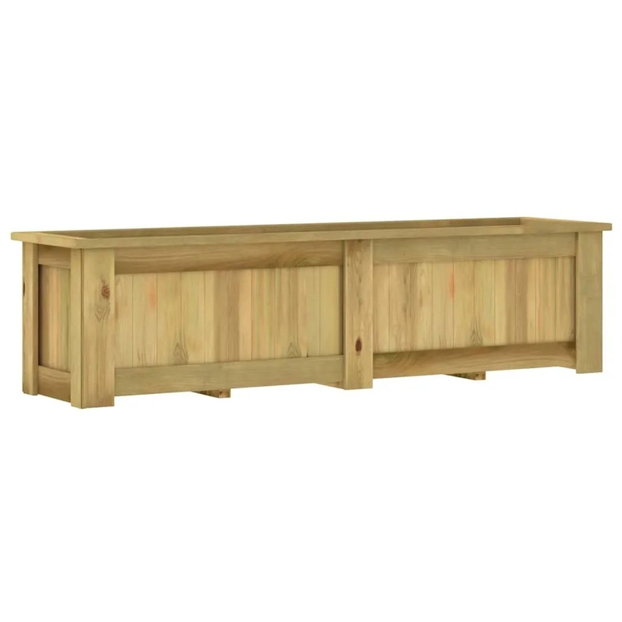 vidaXL Hochbeet aus imprägniertem Kiefernholz in Braun oder Grün, B/T/H: 196 x 50 x 50 cm - Bild 2