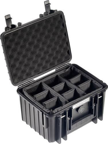 B&W International outdoor.cases Typ 2000 Kamerakoffer, Wasserdicht, Schwarz - Bild 1