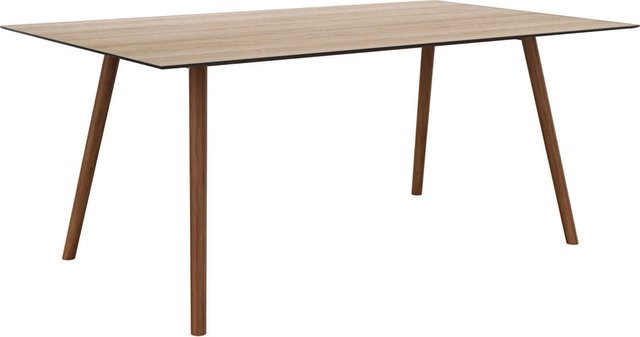 Stern Interno Esstisch aus Teak mit Silverstar 2.0 Oak light Tischplatte, B/T: 180 x 100 cm - Bild 1