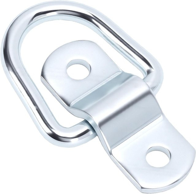 GoolRC 6er Set D-Ring Zurrösen aus Stahl in Weiß für Anhänger und Ladeflächen mit 1/4 Zoll Schraubanschluss - Bild 1