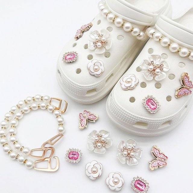 FHLDING Schuh Charms Set, Diamant, Perle, Bunt - Bild 1