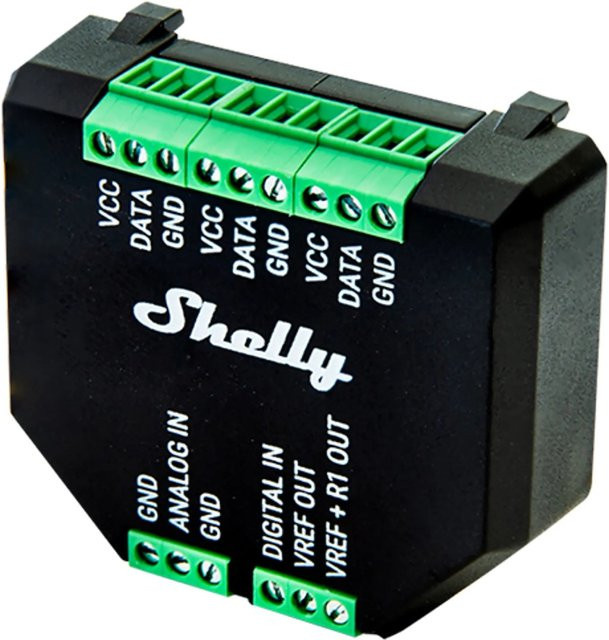 Shelly Plus Add-on Schnittstellenerweiterung Schwarz - Bild 1