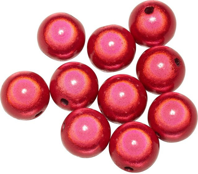 PRACHT Miracle Beads, 10 mm, Rot, Kunststoff - Bild 1