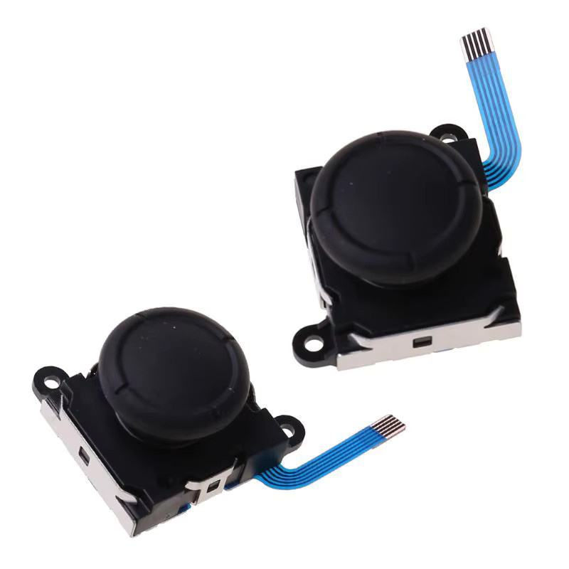2 Stück Hall-Effekt Ersatz-Joysticks in Schwarz für Nintendo Switch OLED JoyCon und Switch Lite Controller zur Reparatur von Analog-Sticks - Bild 4