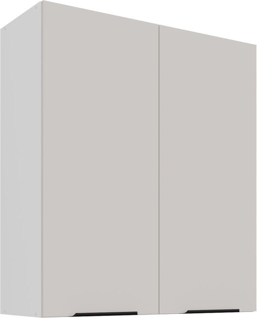 Küchen Hängeschrank COMO Kaschmir mit Einlegeböden, Höhe: 90 cm, Breite: 80 cm - Bild 1