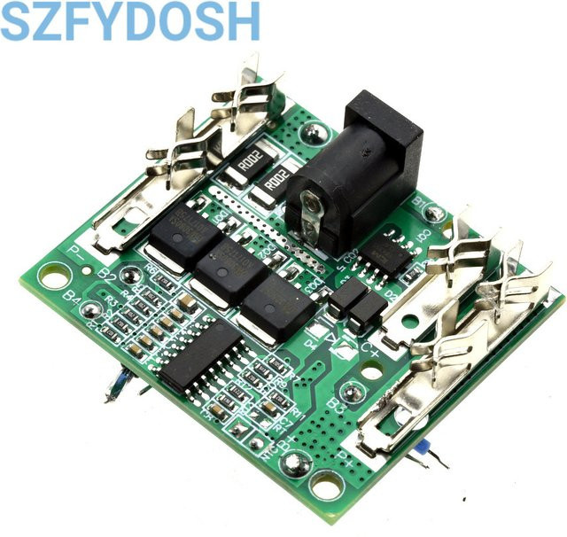 5S BMS Batterieladeschutzplatine für 18V 21V Li-Ion Lithium Batteriepacks in Grün, 20A Schutzmodul - Bild 1