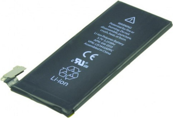 CoreParts Ersatzakku für iPhone als Lithium-Ionen-Pack in Schwarz (1810 mAh) - Bild 1