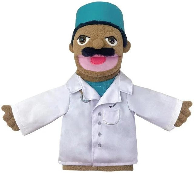 Yiran toy Simulation Cartoon Berufe Große Handpuppe Plüsch, ab 1,5 Jahre - Bild 1