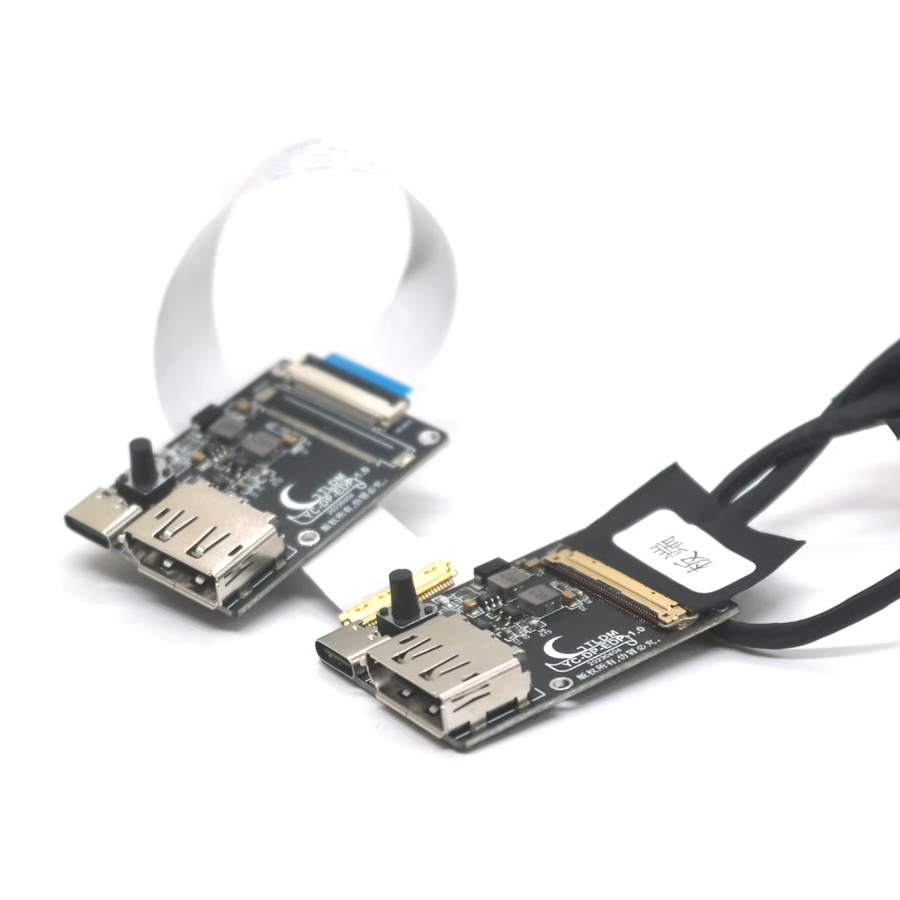 DisplayPort zu eDP Signal Adapter Board für 4K und 8K Computer LCD Displays, kompatibel mit 30pin und 40pin 2-Lane oder 4-Lane, Farbe: Schwarz - Bild 3