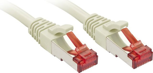 Lindy Patchkabel CAT 6 RJ-45 auf RJ-45 S/FTP Ethernet LAN Kabel Grau 3,0 m (50er Pack) - Bild 1