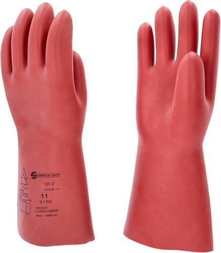 KS Tools Elektriker-Schutzhandschuh mit mechanischem Schutz, Klasse 2, Farbe: Rot, Größe: XXL - Bild 1